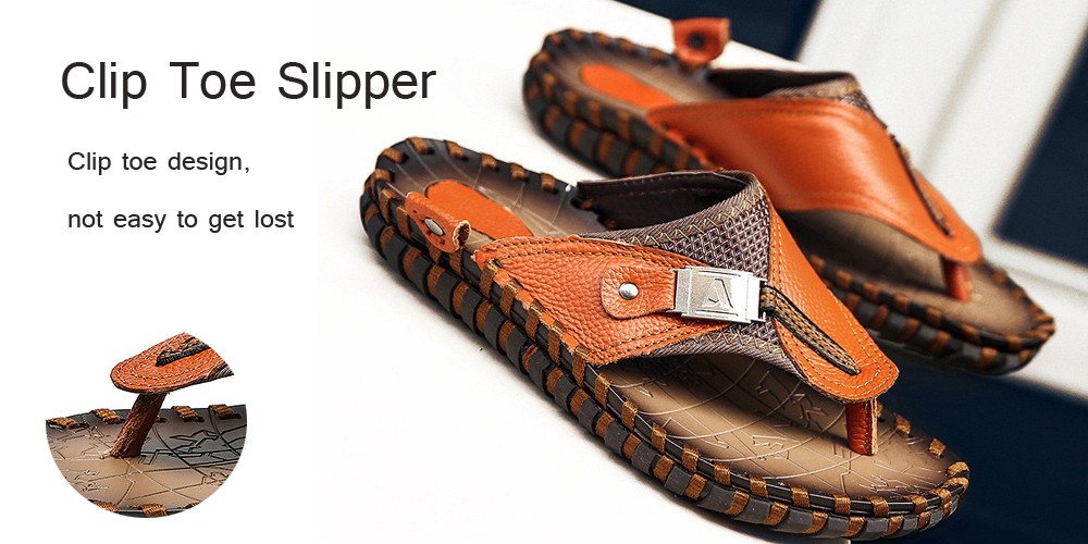 Summer Sandal Magazine Character Flops Beach Shoes Casual Beach Slippers Wading Shoes - Brown 40