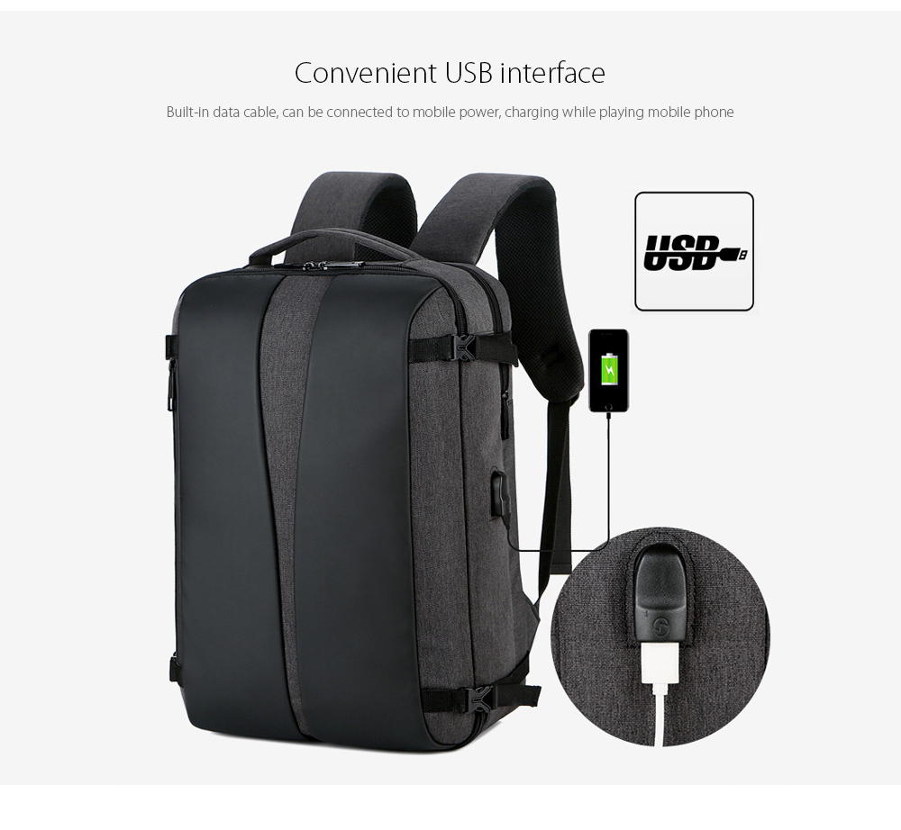 Men's Backpack Convenient USB interface