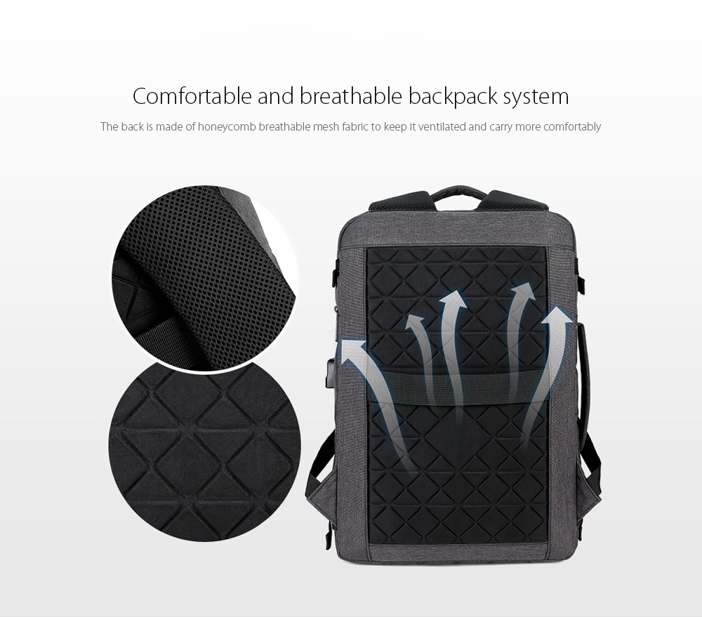 Men's Backpack Comfortable and breathable backpack system