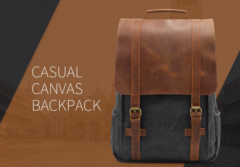 Retro Canvas Backpack